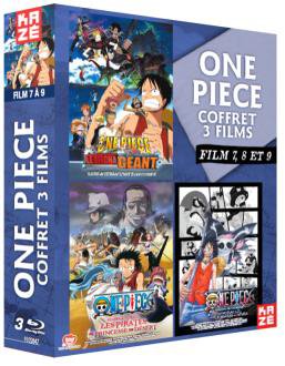 couverture, jaquette One Piece - Films (coffrets par 3) 3 Blu-ray (Kaze) Film