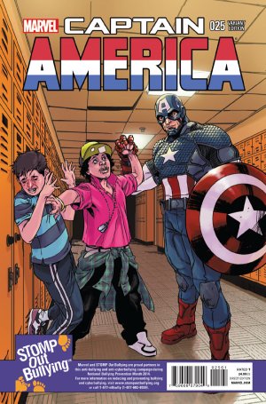 Captain America 25 - Issue 25 (Stomp Out Bullying Variant Cover)