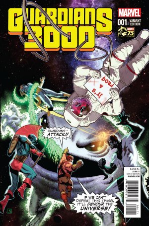 Guardians 3000 1 - Issue 1 (75th anniversary Deadpool Photobomb Variant Cover)