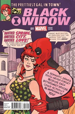 Black Widow 11 - Femmes fatales (75th Anniversary Deadpool Photobomb Variant Cover)