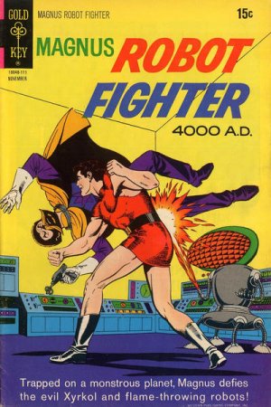 couverture, jaquette Magnus, Robot Fighter 4000 AD 29  - The Power of the One Thousand!Issues V1 (1963 - 1977) (Gold Key) Comics