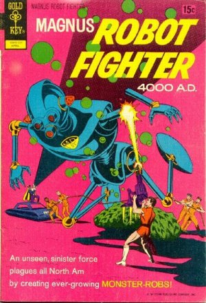 couverture, jaquette Magnus, Robot Fighter 4000 AD 31  - The Monster RobsIssues V1 (1963 - 1977) (Gold Key) Comics