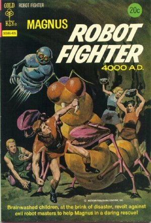 couverture, jaquette Magnus, Robot Fighter 4000 AD 35  - Alone Against Talpha!Issues V1 (1963 - 1977) (Gold Key) Comics