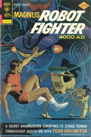 couverture, jaquette Magnus, Robot Fighter 4000 AD 42  - Fear Unlimited!Issues V1 (1963 - 1977) (Gold Key) Comics