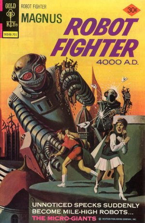 couverture, jaquette Magnus, Robot Fighter 4000 AD 46  - The Micro-Giants!Issues V1 (1963 - 1977) (Gold Key) Comics