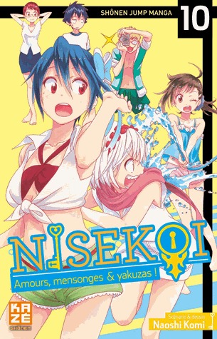 couverture, jaquette Nisekoi 10  (kazé manga) Manga