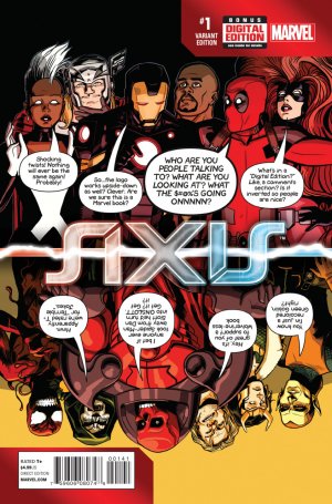 Axis 1 - The Red Supremacy: Chapter 1 - We Will All Be Dead Tomorrow (Deadpool Party Variant Cover)