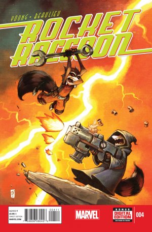 couverture, jaquette Rocket Raccoon 4  - A Chasing Tale Part 4Issues V2 (2014 - 2015) (Marvel) Comics