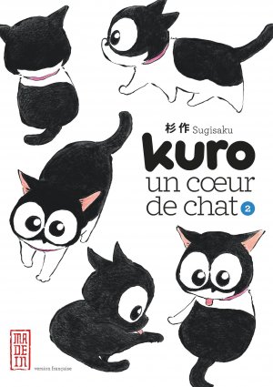 couverture, jaquette Kuro, un coeur de chat 2  (kana) Manga