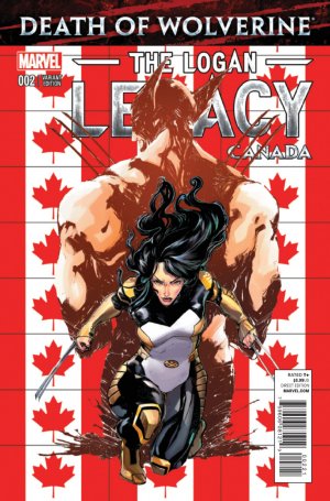 Death of Wolverine - The Logan Legacy 2 - Issue 2 (Canada Variant Cover)