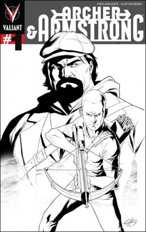 Archer and Armstrong 1 - Edition Variant Black and White (3rd printing)