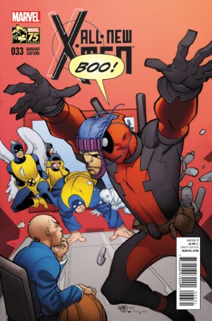 X-Men - All-New X-Men 33 - Issue 33 (75 Years of Marvel Deadpool Variant Cover)