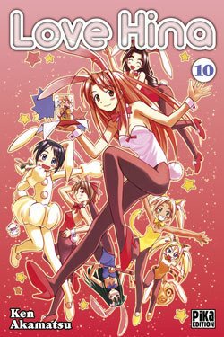 couverture, jaquette Love Hina 10 Réédition 2014 (pika) Manga