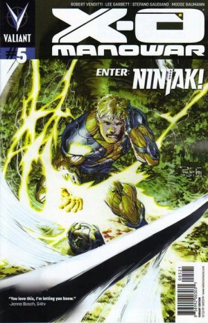 X-O Manowar 5 - Enter : Ninjak - Variant First Printing.