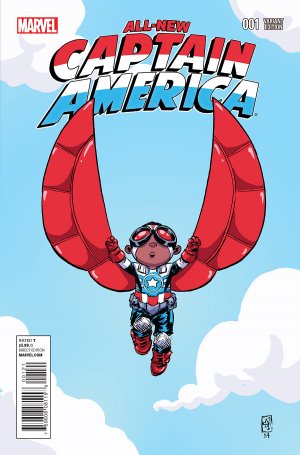All-New Captain America 1 - Issue 1 (Skottie Young Baby variant Cover)