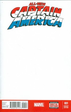 All-New Captain America 1 - Issue 1 (Blank Variant Cover)