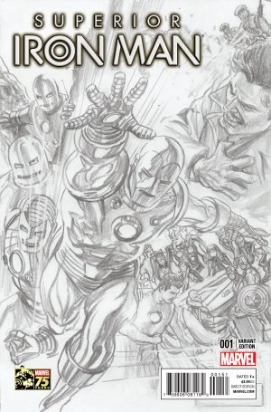 Superior Iron Man 1 - Be superior (Alex Ross Sketch Variant Cover)