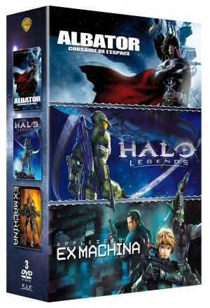 Coffret Albator, Corsaire de l'Espace ; Halo Legends ; Appleseed Ex Machina édition Coffret DVD