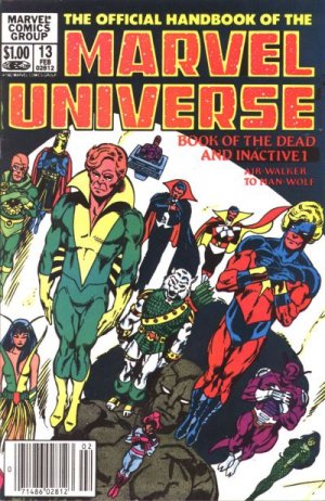 The Official Handbook of the Marvel Universe 13 - Book of the Dead and Inactive 1 : Air-Walker to Man-Wolf