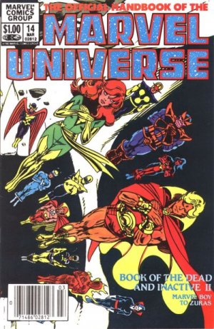 The Official Handbook of the Marvel Universe 14 - Book of the Dead and Inactive 2 : Marvel Boy to Zuras