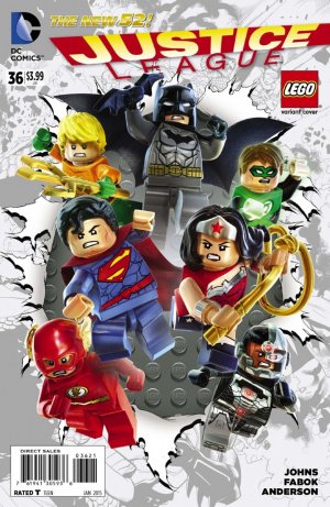 Justice League 36 - Variant Lego