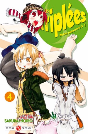couverture, jaquette Les Triplées 4  (doki-doki) Manga