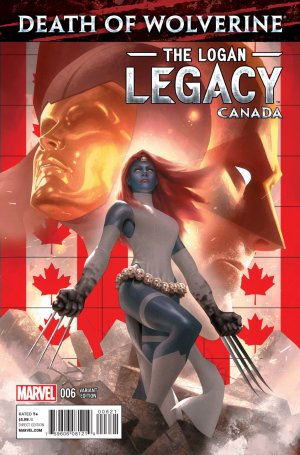 Death of Wolverine - The Logan Legacy 6 - Issue 6 (Canada Variant Cover)