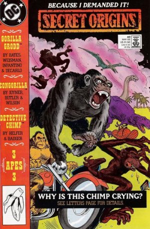 Secret Origins 40 - 3 Apes 3: Gorilla Grodd, Congorilla, & Detective Chimp