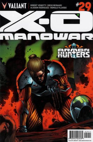 couverture, jaquette X-O Manowar 29  - Slow BurnIssues V3 (2012 - 2016) (Valiant Comics) Comics