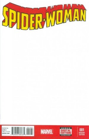 Spider-Woman 1 - Issue 1 (Blank Variant Cover)