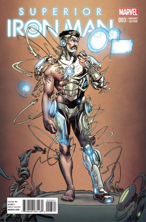 Superior Iron Man 3 - Chapter 3: Man of Vision (Yildiray Cinar Variant Cover)