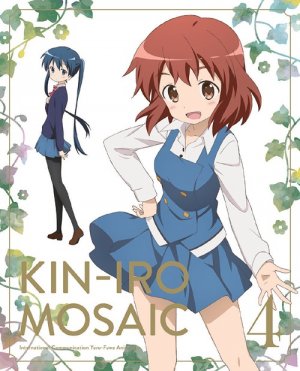 couverture, jaquette KinMoza! Kin'iro + Mosaic 4 Blu-ray (Media factory) Série TV animée