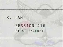 Session 416 0 - R. Tam Sessions 