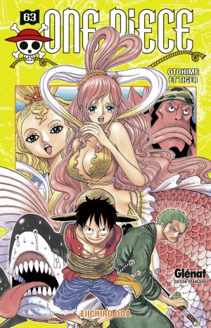 couverture, jaquette One Piece 63 Nouvelle Edition - Française (Glénat Manga) Manga