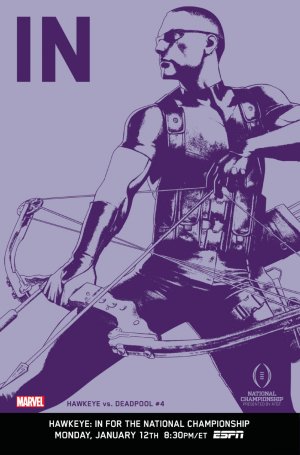 Hawkeye Vs. Deadpool 4 - Issue 4 (Adi Granov Variant Cover)