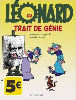 couverture, jaquette Léonard 12  - Trait de génieRéédition (le lombard) BD
