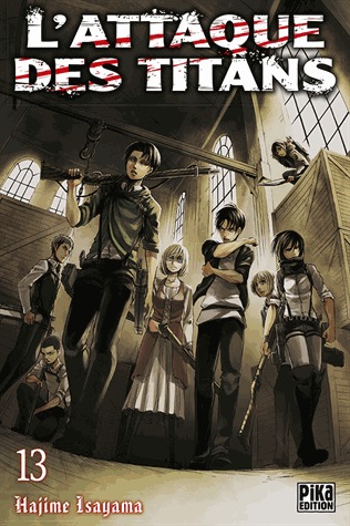 couverture, jaquette L'Attaque des Titans 13  (Pika) Manga