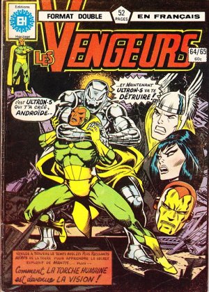 couverture, jaquette Avengers 64  - Les-Vengeurs-64-65Kiosque (1973 - 1985) (Éditions Héritage) Comics