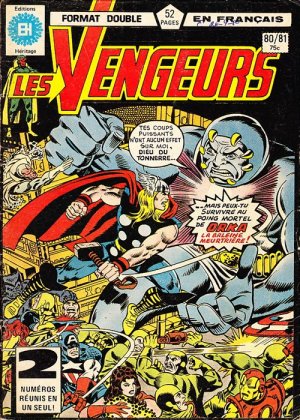 couverture, jaquette Avengers 80  - Les-Vengeurs-80-81Kiosque (1973 - 1985) (Éditions Héritage) Comics