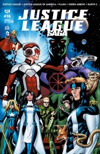 couverture, jaquette Justice League Saga 16 Kiosque mensuel (Urban Comics) Comics