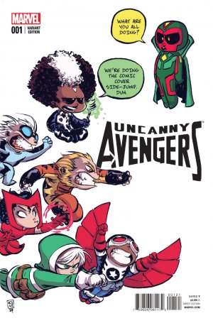 Uncanny Avengers 1 - Counter-Evolutionary Part 1 (Skottie Youbg Baby Variant Cover)