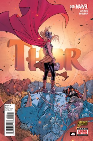 couverture, jaquette Thor 5  - Behold, A New Age of ThunderIssues V4 (2014 - 2015) (Marvel) Comics