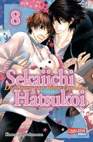 couverture, jaquette Sekaiichi Hatsukoi 8  (Carlsen manga) Manga