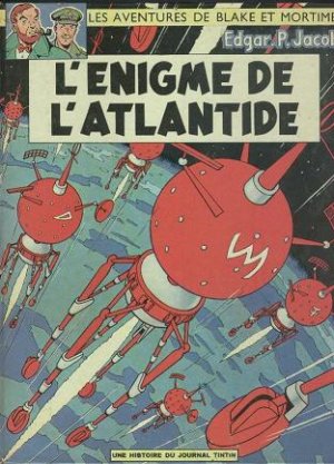 couverture, jaquette Blake et Mortimer 6  - L'énigme de l'Atlantide (editions du lombard) BD