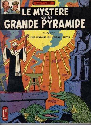 couverture, jaquette Blake et Mortimer 4  - Le mystère de la Grande Pyramide 2/2 - La chambre d'Horus (editions du lombard) BD
