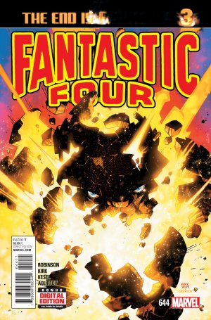 couverture, jaquette Fantastic Four 644  - Back In Blue Part 4; The End is Four Ever pt 3Issues V1 Suite (2015) (Marvel) Comics
