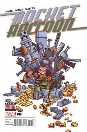 couverture, jaquette Rocket Raccoon 10  - Bookends Part 1Issues V2 (2014 - 2015) (Marvel) Comics