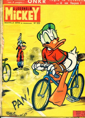 couverture, jaquette Le journal de Mickey 578  - le journal de mickey n° 578 (Disney) Magazine