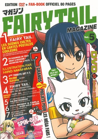 couverture, jaquette Fairy Tail Magazine 5  (Kana home video) Magazine