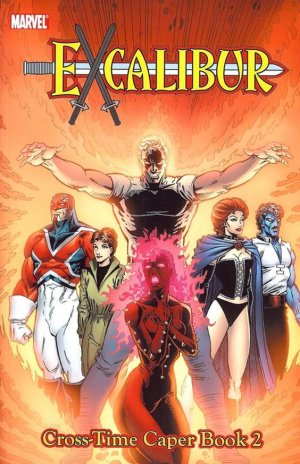 couverture, jaquette Excalibur 4  - Excalibur Classic, Vol. 4: The Cross-Time Caper Book 2TPB softcover (souple) - Issues V1 (Marvel) Comics